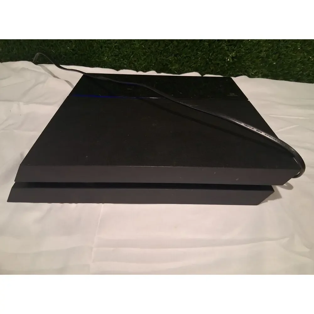 Sony PlayStation 4 PS4 Black Console - TeEsted & Working - Normal Scratches